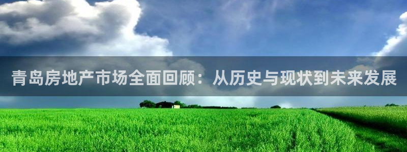 和记官网客户端：青岛房地产市场全面回顾：从历史与现状到未来发