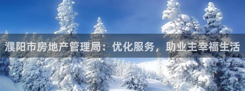 和记大合城dk2官网：濮阳市房地产管理局：优化服务，助业主幸