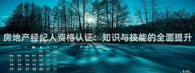 和记怡情h88官网中文版：房地产经纪人资格认证：知识与技能的