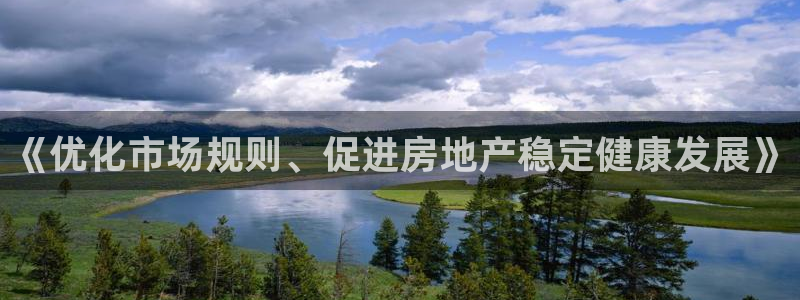 和记国际官网：《优化市场规则、促进房地产稳定健康发展》
