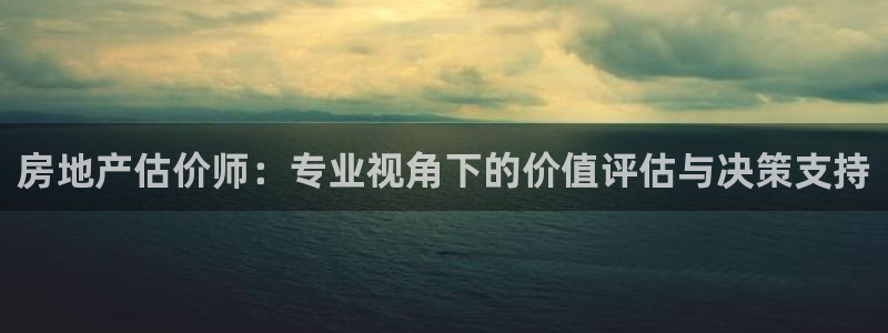 和记h88官网：房地产估价师：专业视角下的价值评估与决策支持