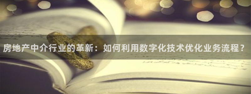 和记娱可信赖h88285官网：房地产中介行业的革新：如何利用