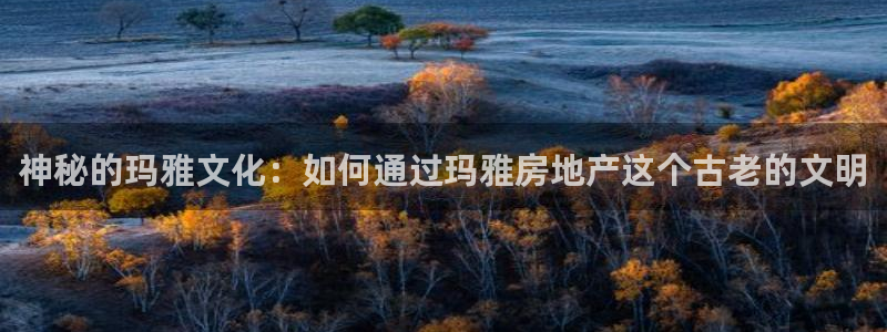 和帆记加盟官网：神秘的玛雅文化：如何通过玛雅房地产这个古老的